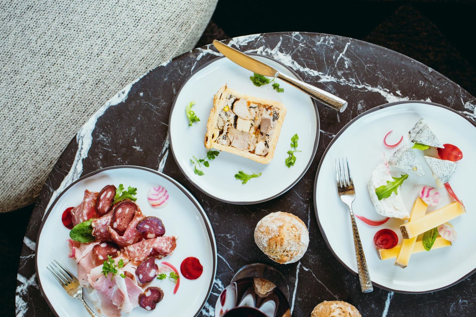 Menus Le Dôme Bar InterContinental Lyon Hotel Dieu